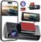 Dashcam, Dash CAM Coche con Filtro CPL, 4K+1080P WiFi Camara Vigilancia Coche con Tarjeta 64GB, 3.69 Pulgada Pantalla, 170°Angular, Sensor G, Monitor de Aparcamiento, Grabación en Bucle