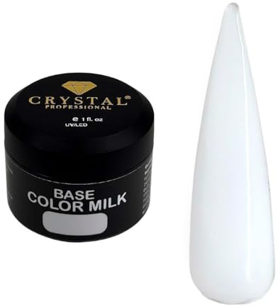 Base Coat UV Gel 15 ml | Base para uñas con efecto de color y alta opacidad | Capa base de camuflaje de colores - cobertura natural y textura autoalisante | Esmalte de uñas UV | leche