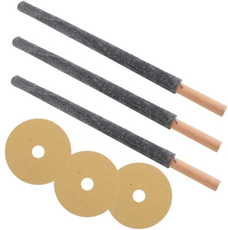 GALPADA 3 Pièces Torches pour Extérieur Torches à Main Piquet Décoration de Jardin pour Réunions Plein