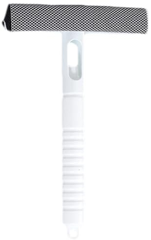 HAKIDZEL Multi-Functional Household Window Cleaner Spray Squeegee Glass Wiper with Water Spray for Bathroom Shower Door and Screen Cleaning, White Sturdy Cleaning Tool