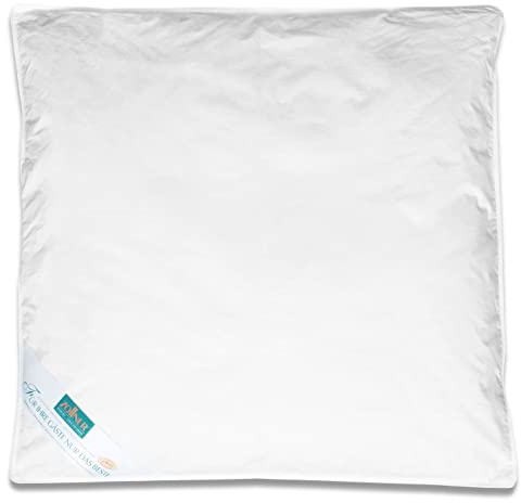 ZOLLNER Kinder & Kleinkinder Premium Daunenbettdecke aus 90% Daunen und 10% Federn - Bezug aus hochwertiger Baumwolle - Made in Germany - waschbar bis 60°C - 80x80cm - für Kinder bis 2 Jahre