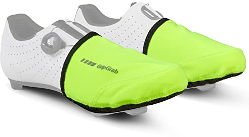GripGrab Winddichte Rennrad Zehenwärmer Toe Cover Zehen Überschuhe | Windschutz Überzieher für rennorientierte Rennradschuhe - Fleece-Innenfutter - reflektierende Details - Sohlenverstärkung