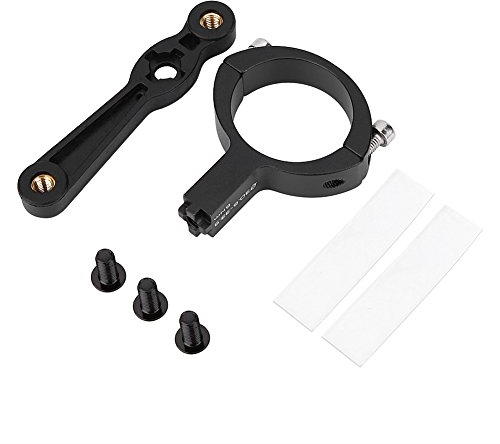 Bike Bottle Holder, Bicycle Bottle Cage Mount, Lightweight Bike Water Bottle Holder Seat Post Mount Cycling Handlebar Bracket Adapter, Black