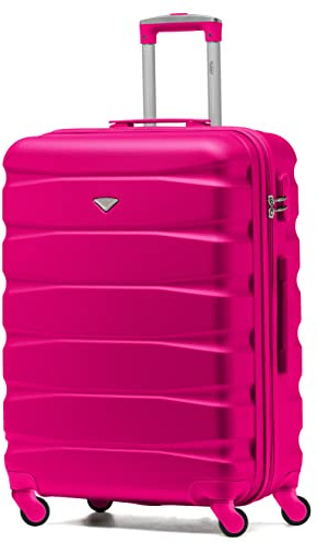 Flight Knight ABS Leichtgewicht Reisekoffer Koffer 3 Groben Kompatibel Mit Air Berlin, Lufthansa, Eurowings, easyJet, Ryanair Und Viele Mehr! Handgepack & Grober Koffer Mit 4 Rollen.