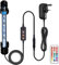 VARMHUS Submersible LED Aquarium Light,Fish Tank Light with 3 Stage Timer Auto Turn On/Off and Remote Controller Custom Adjusts 13 Colors and Brightness,24/7 Cycle (18cm, RGB)