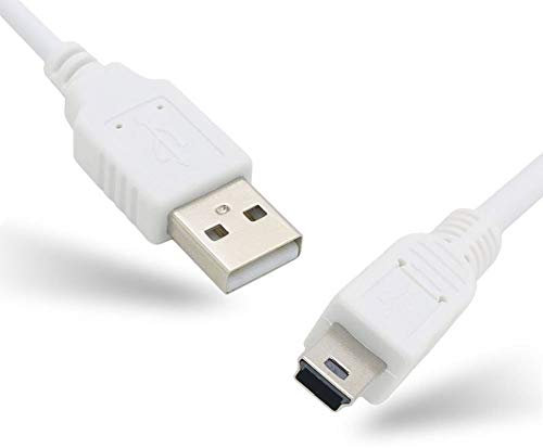 ienza 6FT Long USB 2.0 Type A to Mini B Cable Data Charging Cord Wire for Blue Yeti Microphone, GoPro Hero 3+, Hero HD, PS3 Controller, MP3 Player, Dash Cam, Digital Cameras, USB Mic, GPS & More