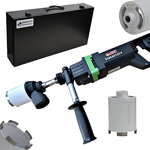 Diamant-Trocken-Softschlag-Kernbohrmaschine ESD 1801 inkl. Staubabsaugung & Diamant Dosensenker Matrix Power