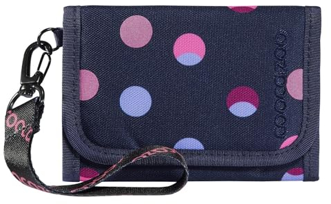 coocazoo Geldbörse, Reflective Moons, lila, Portemonnaie mit Sichtfenster innen & außen, Münzfach & Kartenfächern, Klettverschluss, ab der 3. Klasse