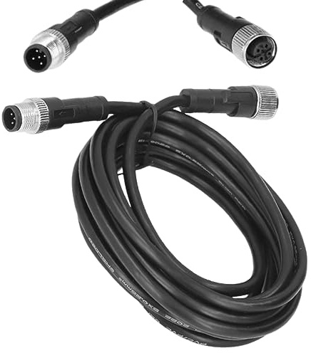 BORDSTRACT NMEA 2000 Backbone-Kabel 3m ABS für Yacht und Marine | Ersatzkabel für NMEA 2000-Netzwerke. Kompatibel mit Lowrance, Simrad, B und G, Navico. ABS, 3m, für Marine-Yachten.