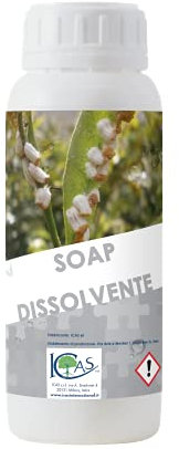 SOAP SAPONE MOLLE DI POTASSIO -lt 1 - Potenziatore delle difese delle piante. Migliora la resistenza delle piante. Azione dissolvente e di lavaggio di residui organici di insetti (melata e fumaggini).