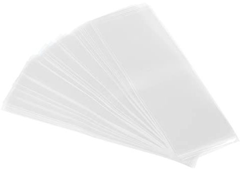 PATIKIL 250Pack Perforierte Folie PVC Schrumpfband für Kappe 2.76 zu 2.91 118x40mm Klar