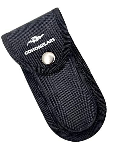 Nylontasche (mittlere Größe) für 11,4-12,9 cm Multitool, horizontale Nylonhülle für Dicke Klappmesser, 11,4-13,9 cm, Nylontasche für Leatherman Multitool, Messerhalter mit Gürtelschlaufe