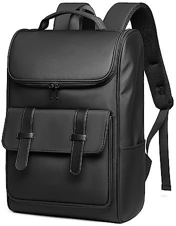 GYakeog Mochila Ordenador Portatil 15.6 Pulgadas Mochila Portatil Mujer Impermeable Mochilas Hombre Casual Mochila Antirrobo Hombre para Viajes Negocios Universidad Trabajo-Negro