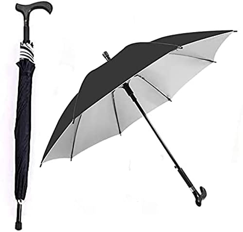 Ombrellone Ombrello 2 In 1 Bastone Da Passeggio Ombrello Per Anziani Bastone Da Passeggio Antiscivolo Bastone Da Passeggio Multifunzione Da Viaggio Ombrello Regalo Per I Genitori,UN,incomparable13