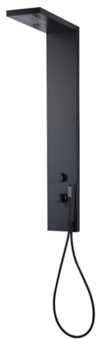 Essebagno Essekadra Pannello doccia nero