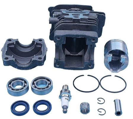 BTFWM Kit de Joint d'huile de roulement de Piston de Cylindre de 38mm, for STIHL, MS211 MS181 C MS171 MS 171 181 211 tronçonneuse 1139 020 1201 1139 030 0401 Jeu de Joints d'huile pour tronçonneuse