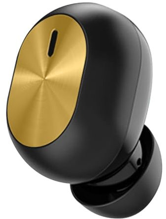 Cuffie Auricolare mono, Cuffia monoauricolare, Mono orecchio, Auricolare wireless invisibile per telefono cellulare, Auricolare wireless e compatto per smartphone e uso domestico
