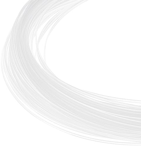 BENECREAT Rotolo di Disossamento In Plastica Da 45.7 m X 2mm, Stecche per Corsetti In Plastica per Abiti Da Sposa, Trambusto, Abiti Da Sposa Artigianali Fatti A Mano, Forniture per Cucire Fai Da Te
