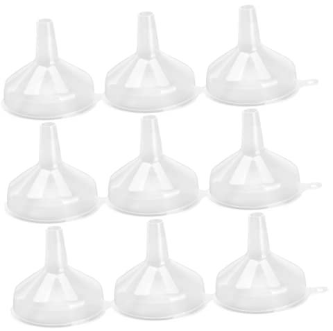 Cabilock 50 Pezzi Imbuto Separatore Da Laboratorio Erogatore Manuale Di Liquidi Bottiglie D'acqua Trasparenti Spruzzini Per Liquidi Distributore Di Bicchieri Mini Bottiglie Transparent