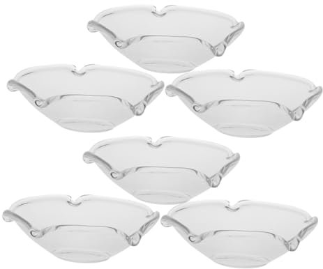 BESTOYARD 6pcs Candle Drip Protector Plate Drip Catcher for Candle Glass Wax Catcher Home Decor Wedding Party