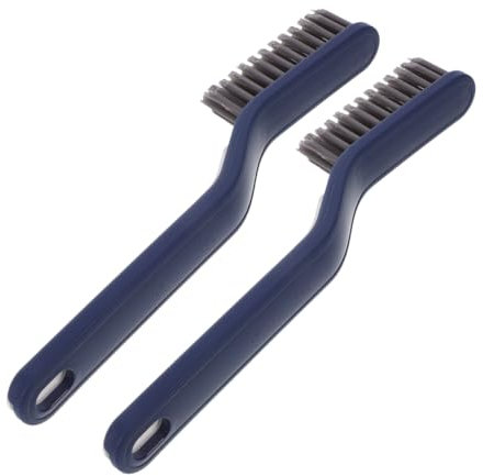 KICHOUSE 2Juegos Cepillos de Limpieza para Estufas y Hornos Cepillos Multiusos para Manchas de Aceite y Herramienta para Cocina y Baño Cerdas y