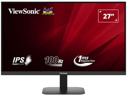ViewSonic VA2708-2K-HD 27 Zoll Monitor 1440p 2K QHD, 1ms MPRT, 100Hz, IPS, HDR10, HDMIx2, DP, Blaulichtfilter, flimmerfrei
