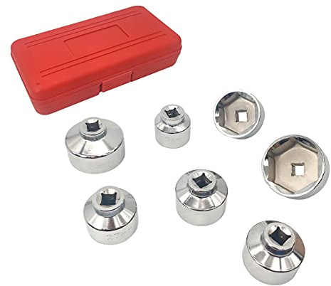 7-teiliges 3 8 Ölschlüssel-Steckschlüssel-Set Werkzeugsatz 24 27 29 30 32 36 38 mm Ersatz für Mercedes Benz VW