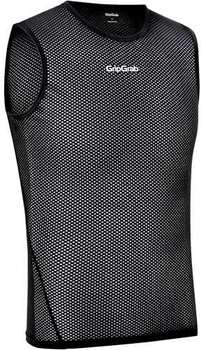 GripGrab Ultralight 1er und 3er Pack Cool Mesh Sommer Fahrrad Unterhemd Ärmellos Herren Radsport Funktionsshirt Dünn