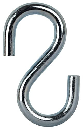 Corderie Italiane 002013709 Ganci a S zincati, 3 mm, 100 pz