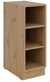 Unterschrank Regal 30 cm Eiche Artisan Küchenzeile Küchenblock Küche
