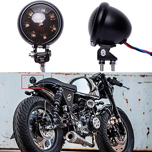 Motorrad Rücklicht LED Bremsrücklicht Universal für Street Bike Chopper Bobber Cafe Racer Cruiser CB1300 883 iron.