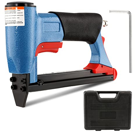 Dyna-Living Elektrotacker Nagelpistole, Pneumatische Tacker, Druckluft Polster Tacker, Elektrische Brad Nailer, Profi Druckluftnagler für Möbelherstellung, Polsterung Holzbearbeitung DIY-Projekte