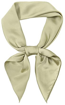 RIIQIICHY Seidentuch Türkis Damen Bandana Kopftuch Sommer Schals & Tücher Haarschal Halstücher Quadrates 70x70cm