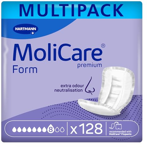 MoliCare Premium Form Super Plus assorbenti per incontinenza, 8 gocce, 120 pezzi