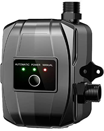 NCONCO 24V Pressure Booster Pump, Automatic Booster Pump, Mute Water Pump 150W Hot Cold Water Booster Pump for Shower Garden Toilet Tap Irrigation Machine, Black, 2510434/120424SEMOSX