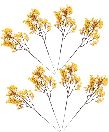 GOOHOCHY 8stücke Künstliche Gypsophila Blumenstrauß Realistischer Fake Flower Bouquets Für Romantische Hochzeiten Und Heimdekoration Langlebig Und Pflegeleicht Für Jedes