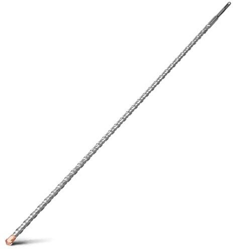 HSAWBIT 10mm x 800mm LONG SDS MASONRY DRILL BIT, SDS PLUS SHANK | TUNGSTEN CARBIDE TIP FOR WALL STONE CONCRETE BRICK