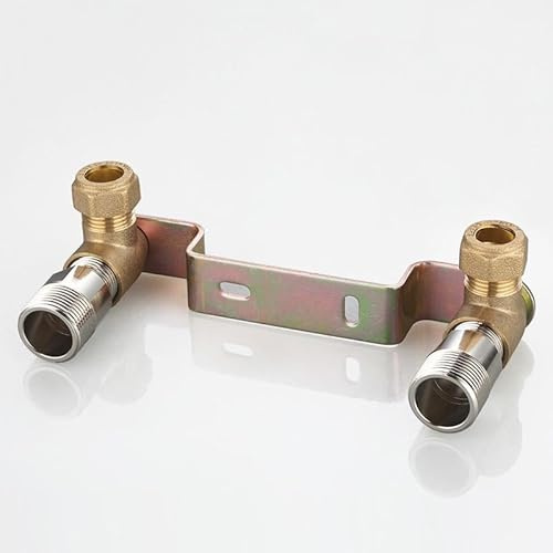 Concealed Fixing Bracket Brass Concealed Shower Wall Bracket Fitting Fixing Plate: Ideal for Exposed Shower Bar, Shower Valve, and Thermostatic Mixer Bar Valve Wall Kits