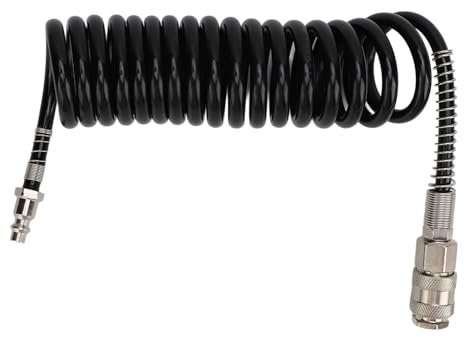 Manguera de aire de retroceso Manguera de aire en espiral Compresor de aire Compresor de aire Flexible Duración Duración Duración Tubo de extensión inflator resistente con