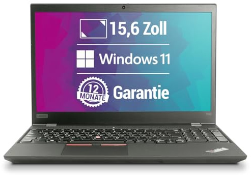 Lenovo ThinkPad T590 15,6 Zoll Full HD Laptop Intel Core i7-8565U@ bis zu 4,6 GHZ 16 GB 512 GB SSD mit Windows 11 Pro & GRATIS Antiviren-Software inkl. 12 Monate Garantie (Generalüberholt)
