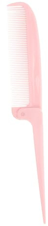 NIYANGLE Faltbarer Reisekamm aus Kunststoff Multifunktionaler Styling Comb für Haartypen Kompakt für Unterwegs und Urlaub