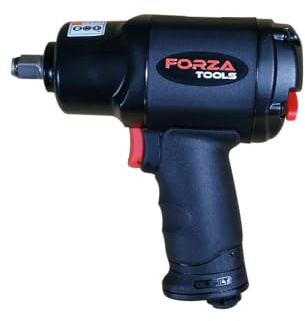 FORZA TOOLS 1/2 Extreme Composite Air Impact Wrench, 1,657 ft-lbs Max Reverse Torque, Heavy Duty Pneumatic Impact Gun for Automotive Repair, Twin Hammer, Lightweight