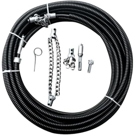 Elektrischer Bohrer, Abflussreiniger, Maschine, 1–5 m, mit Verlängerung, Kanalrohr-Bagger, Reinigungswerkzeuge, Sanitär-Federbagger, 16 mm Bagger, Feder für geeignete 25 Werkzeuge, Typ in