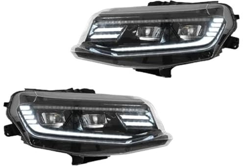 UMDJJU Per Chevrolet Per Camaro 2016-2019 Fari Anteriori Per Auto Per Fari Per LED Per Auto Gruppo 2 Lenti Per Proiettore Accessori Fari Principali Anteriori
