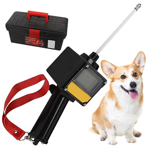 Detector de Ovulación para Perros Máquina de Cría con Sonda Magnética de 5 | Suministros Impermeables para Cría Canina con Cordón y Alimentación por Batería para en Interior y Exterior