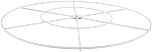 TOYANDONA Aro Circular de Hierro para Cortinas 40 cm, Soporte metálico para decoración de Bodas y Fiestas, aro para Manualidades y ambientación de Eventos