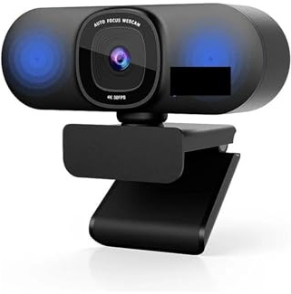 YVAAASIYC Webcam V32AF 4K Full HD for PC, réduction du Bruit et Agriculture, for conférence, Podcast, Salle de