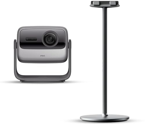 JMGO N1S Ultra Proiettore 4K Triple Laser GTV Netflix + Supporto da pavimento per proiettore