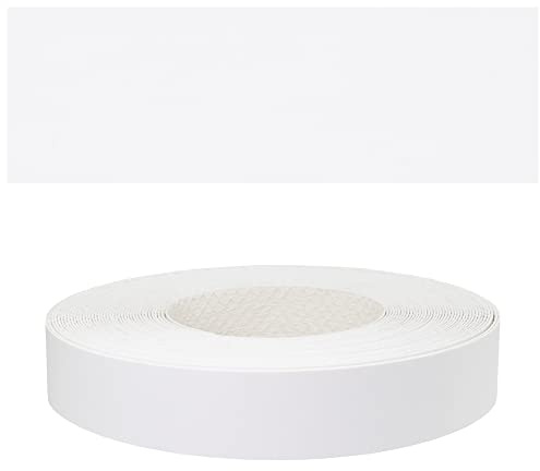 Mprofi MT® Kantenumleimer Weiss | 22 mm x 50 m | Melamin Kantenband | Bügelkantenumleimer für Regale und Möbelplatten | Kantenumleimer mit Schmelzkleber – 099/22/50
