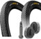 2X Continental Terra Speed Protection TR Falt 28x1,35 35-622mm +SV Schlauch